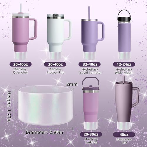 Gradient Silicone Boot for Stanley 20-40oz & IceFlow 20-30oz - Glossy Aster