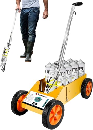 2 in 1 Detachable Parking Striping Line Marking Machine & Wand - Upgraded