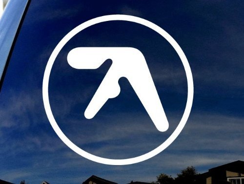 Aphex in Circle Vinyl Decal - 5 Inch Tall White Sticker