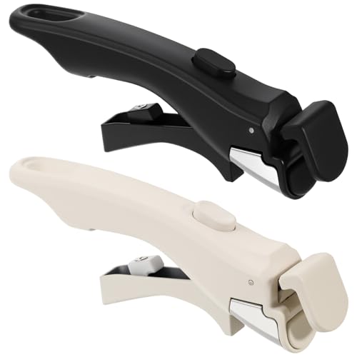 PercyEffie 2-Pack Heat-Resistant Detachable Pot & Pan Handles with Ergonomic Grip