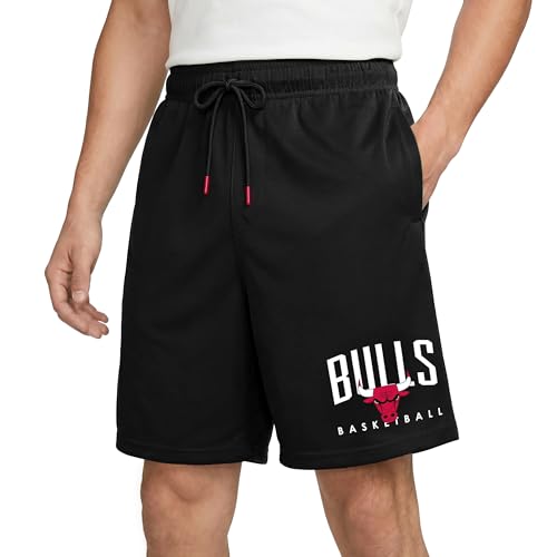 NBA Men's Chicago Bulls Basketball Shorts - Classic Fit, Large