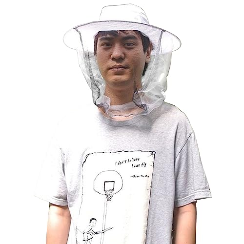 Beekeeper Hat with Veil and Mosquito Head Net Protection