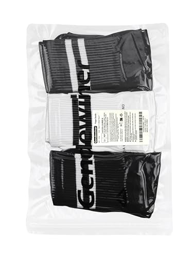 Non-Slip Yoga Grip Pilates Socks for Women & Men - 3 Pairs Black+White+Gray
