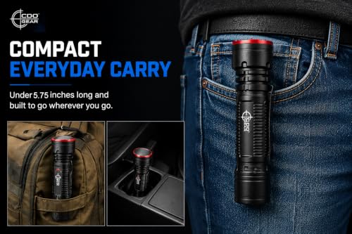 Tactical Flashlight with Power Bank - 2000 Lumens, Waterproof
