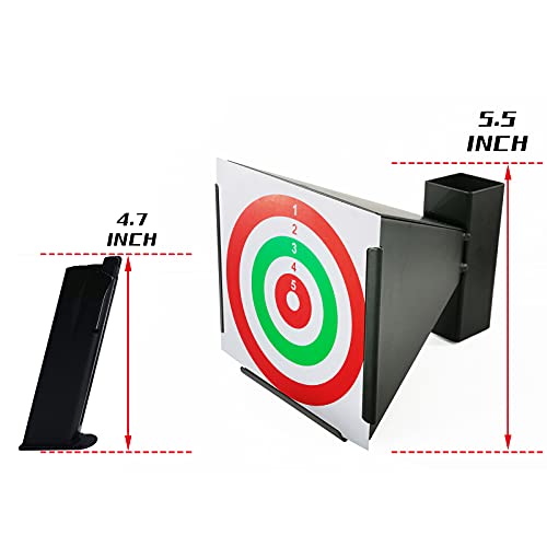 BB Gun Trap with 50 Paper Targets - Airsoft & Pellet Shooting