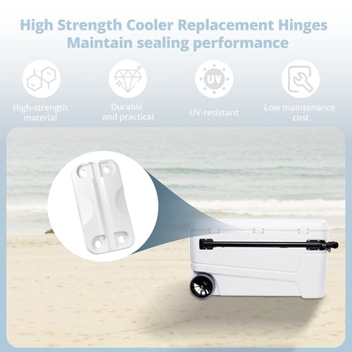 Cooler Hinges Replacement for Igloo 25-165 Qt - 2 Pack