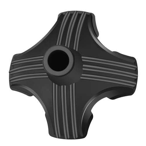 3/4 Inch Quad Cane Tips - Rubber Self-Standing Tips for Walking Canes