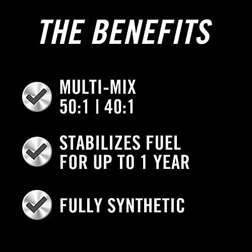 Full Synthetic 2-Cycle Oil with Fuel Stabilizer - 13 oz