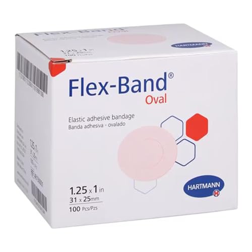 Flexible Adhesive Bandages - Oval, Latex-Free, 1 Count