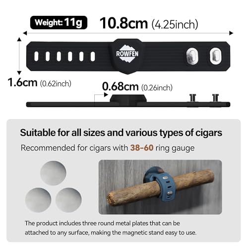 Adjustable Magnetic Cigar Holder for Golf Cart - Blue