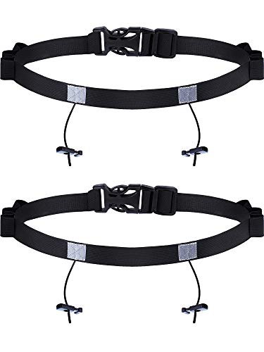 Race Number Belt with 6 Gel Loops for Running & Triathlon