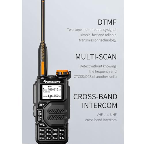 Quansheng UV-K5 Handheld VHF/UHF Transceiver – Dual-Band Ham Radio