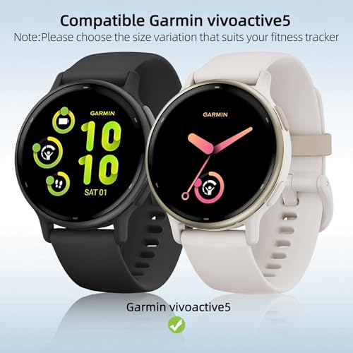 Garmin Vivoactive 5 Screen Protector Case - Beige, 1 Pack