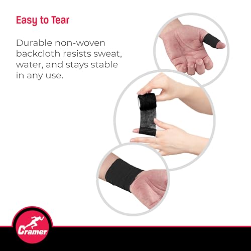 Eco-Flex Self-Stick Stretch Tape - Black, 2" x 5 Yards