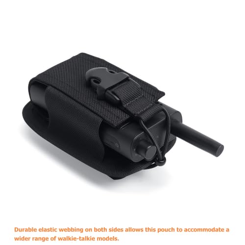 Dotacty Tactical Radio Pouch - Two-Way Radio Holster for Duty Belt, Nylon Holster Case