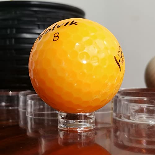 48 Pcs Clear Acrylic Ball Display Stands for Sports Collectibles, Spheres & Marbles — Round Ring Holder Set (Small, Medium, Large) – TERDEWE