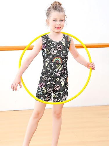 Gymnastics Leotards for Girls - Ballet Unitards with Shorts