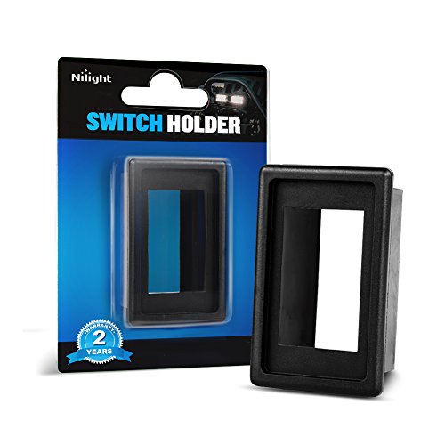 Rocker Switch Holder Panel Kit - 1PCS ABS Plastic Mount