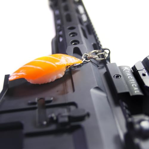 Charm Mount for Airsoft Rifle Rail - Black Aluminum Accessory