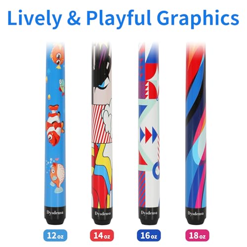 Kids Short Pool Cue Set of 2 - 42 Inch, Canadian Maple Wood