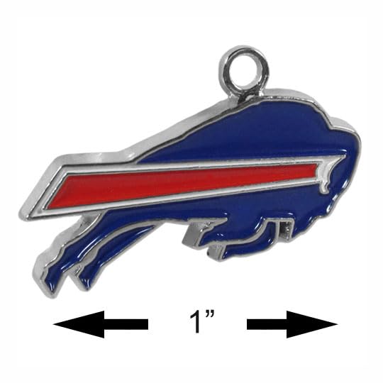 Buffalo Bills NFL Chrome Dangle Earrings - Game Day Accessory