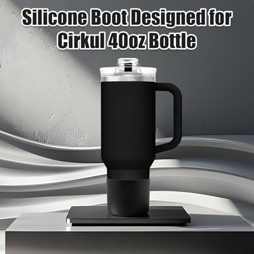 Silicone Boots for Cirkul 40oz Tumbler - Black (2-Pack)