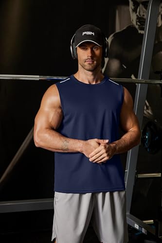 COOFANDY Men's Sleeveless Shirt Quick Dry Workout Tank Top Gym Muscle