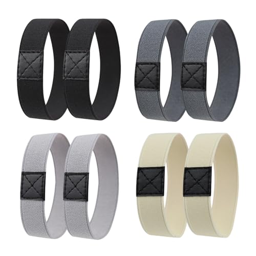 4 Pairs Wide Elastic High Heel Shoe Straps for Secure Fit