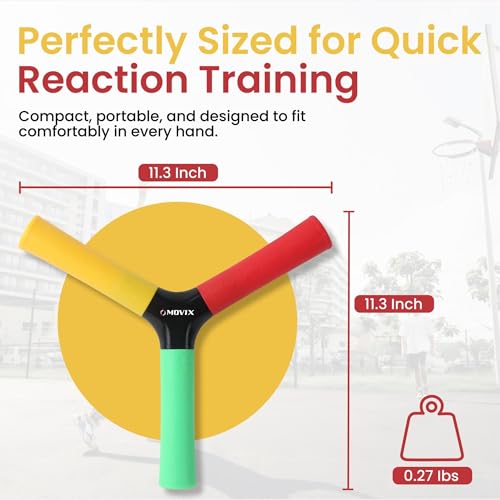 Reaction Speed Training Tool for Hand-Eye Coordination - Y-Shaped Agility Stick