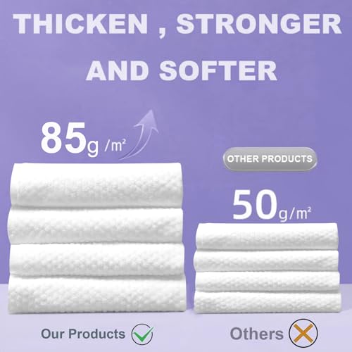 Disposable Compressed Face Towels - 30 Pcs White, Soft Cotton