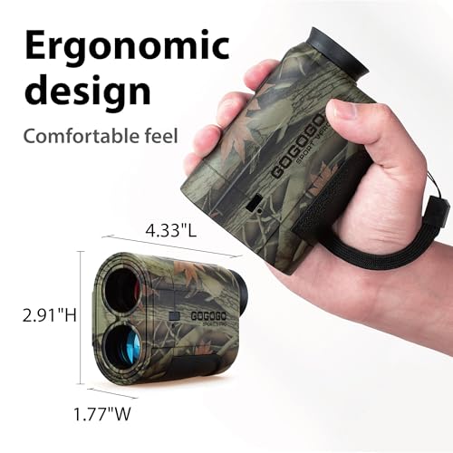 Gogogo Sport Vpro GS06 Hunting Rangefinder 1200 Yards with Slope Mode