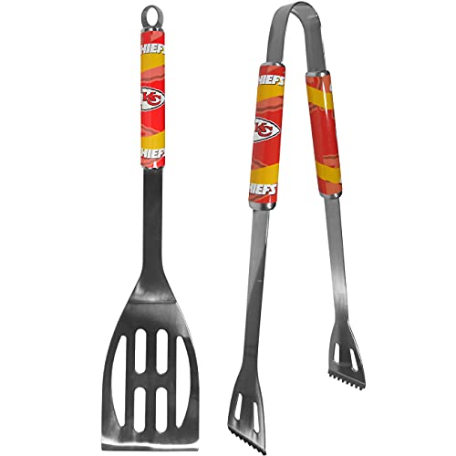 Kansas City Chiefs Stainless Steel Grill Tool Set - 2 Pc