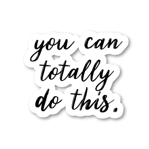 Inspirational Quotes Stickers - 3 Pack (2.5, 3 & 4 Inch) Vinyl Decals