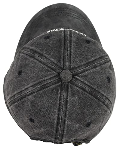 70th Birthday Baseball Cap for Women & Men - One Size Black Embroidery