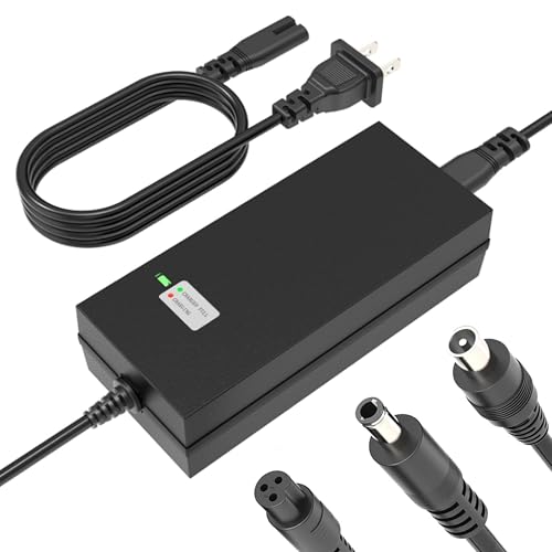 36V Lithium Battery Charger - Fast 2A with 3 Connectors