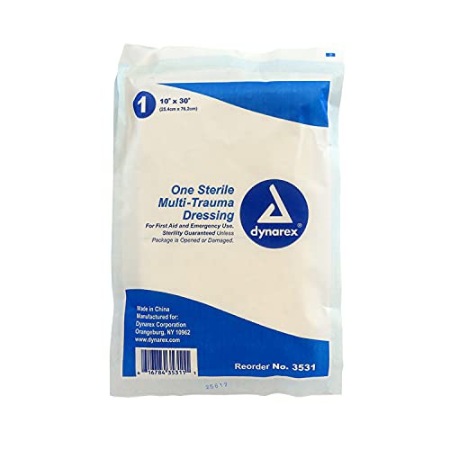 Multi-Trauma Dressing, 10" x 30" - Individually Sterile Packed, 1 Count