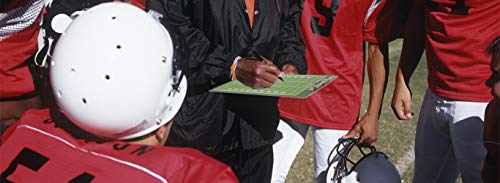 Football Dry Erase Coaches Clipboard - Full-Color Design