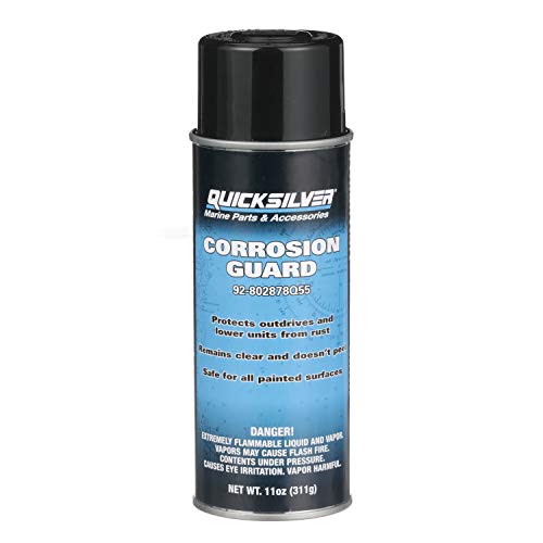Quicksilver Corrosion Guard Engine Protectant Spray 12oz - Water-Resistant Metal Coating