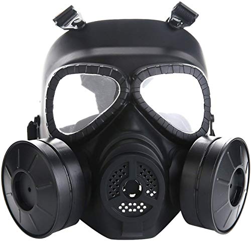 Full Face Skull Airsoft Mask with Dual Fans - M04 Model