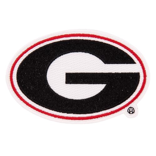 Georgia Bulldogs Iron-On Embroidered Patch - Official College Sports Fan Accessory