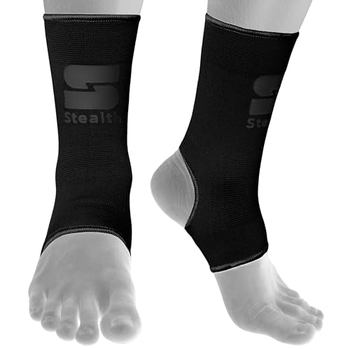 Stealth Sports Ankle Support Brace for MMA & Martial Arts - Breathable, Non-Slip, L/XL