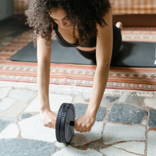 Dual Ab Wheel - Portable Core Trainer for Strength & Stability