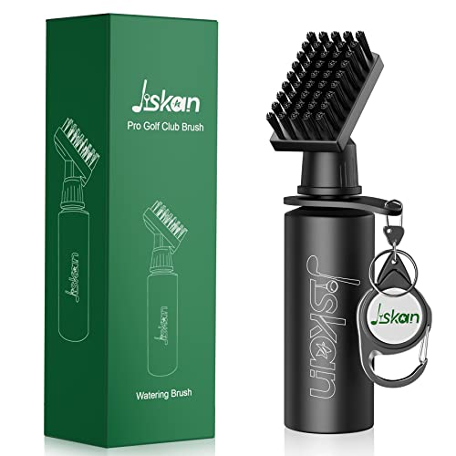 Golf Club Brush Cleaner with Squeeze Water Bottle - 7.5 Inches