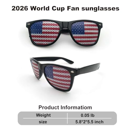 Mexico Flag Fan Sunglasses for World Cup Enthusiasts