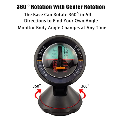 Car Inclinometer Level Tilt Gauge - Angle Slope Meter Tool