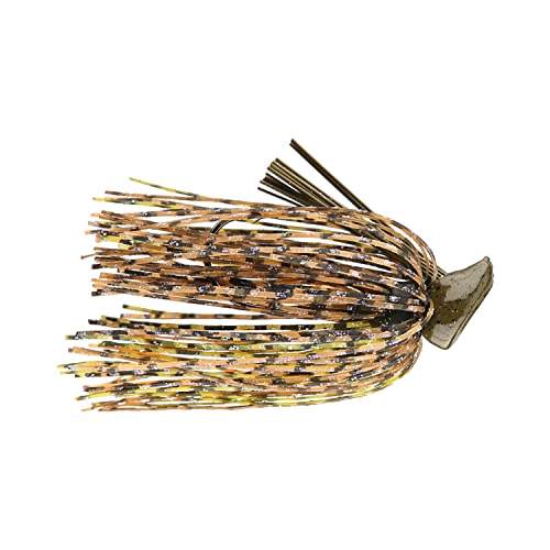 Flat Top Finesse Jig - 1/2 Oz Fishing Bait with Premium Skirting - Perfect Craw