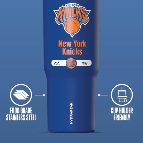 32oz Insulated Travel Tumbler - New York Knicks with Straw Lid