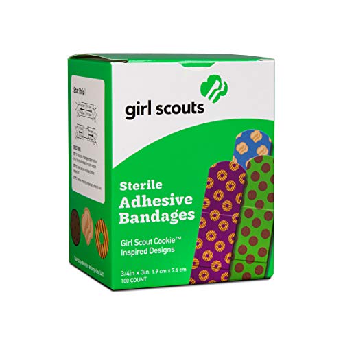 Girl Scouts Adhesive Bandages - Assorted Cookie Designs, 100 Ct.