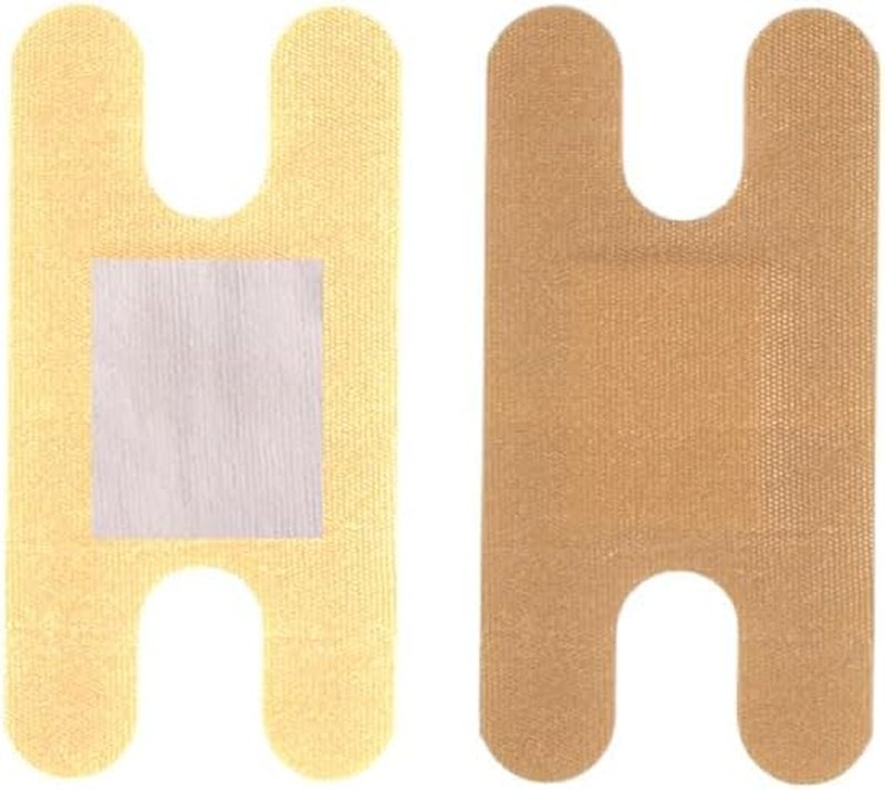 Vakly Fabric Knuckle Bandages 3 x 1.5 in (300 Pack) – Sterile Heavy Woven Flexible Adhesive Bandages with Non-Stick Pad for First Aid