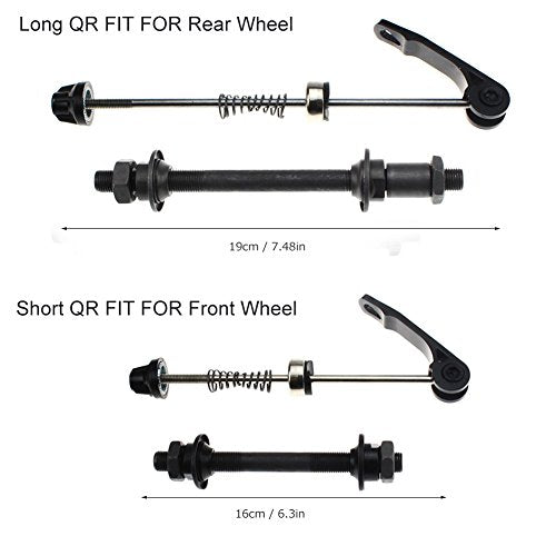 Bike Axle Quick Release Skewers for Road & Mountain Bikes